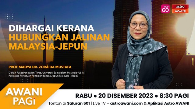 AWANI Pagi: Dihargai kerana hubungkan jalinan Malaysia-Jepun
