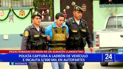 SMP: incautan autopartes robadas por un valor de 300 mil soles en almacén clandestino