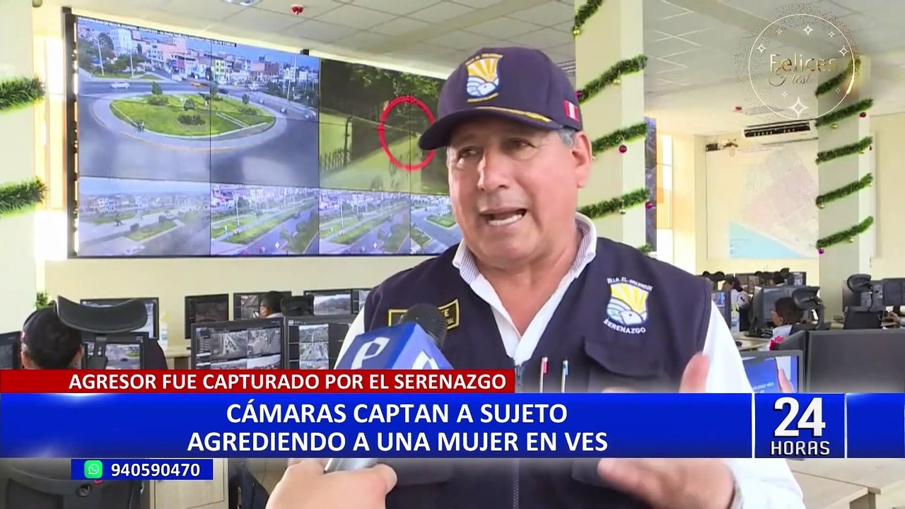 VES: serenos capturan a delincuentes que asaltaron a transeúnte