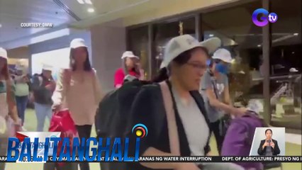 37 OFW mula Israel, nakauwi na ng Pilipinas | BT