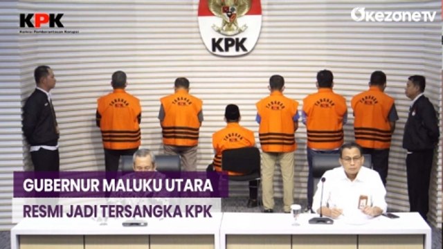 KPK Resmi Tetapkan Gubernur Maluku Utara Tersangka Suap Proyek Infrastruktur