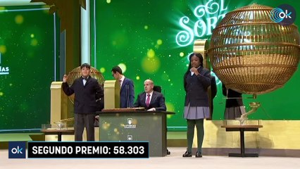 El 58.303 el segundo premio de la Lotería de Navidad 2023