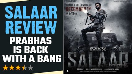 Salaar Movie Review: Prabhas Delivers a Thrilling Comeback in Prashanth Neel’s Action Packed Film 🎬