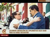 Caraqueños celebran la entrega y dedicación del pdte. Nicolás Maduro tras liberación de Alex Saab