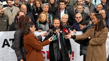 Can Atalay için adliye önünde basın açıklaması