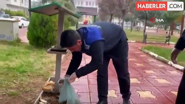 Kilis Belediyesi Zabıta Müdürlüğü Sokak Hayvanlarına Mama ve Su Dağıtıyor