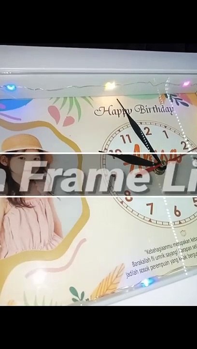 DIY CREATIVE Photo Jam Frame Light Foto
