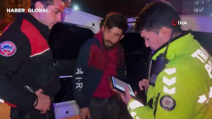 Kovalamaca sonucu polise yakalanınca: ''Bana anons ettiğini ayıkmadım” dedi