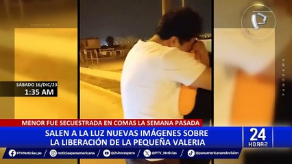 Salen a luz nuevas imágenes de la liberación de la pequeña Valeria