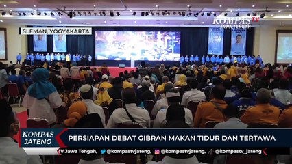 Persiapan Debat Gibran Makan Tidur dan Tertawa
