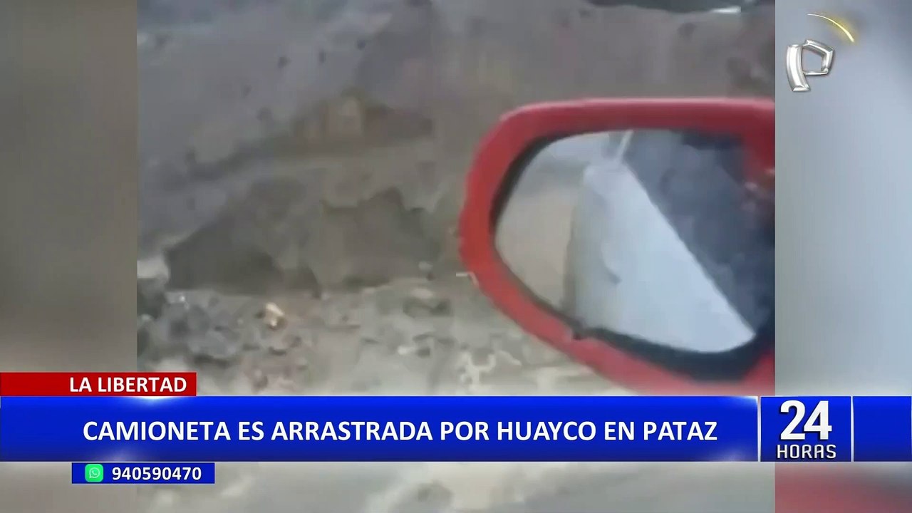 Intensas lluvias afectan carreteras en La Libertad y Ucayali