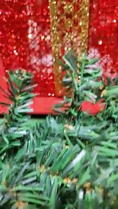 Christmas decorations  . Happy Christmas celebration. This video is entertaining because the Santa Claus is dancing and with so many gifts also available for you.