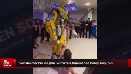 Transformers'ın meşhur karakteri Bumblebee halay başı oldu