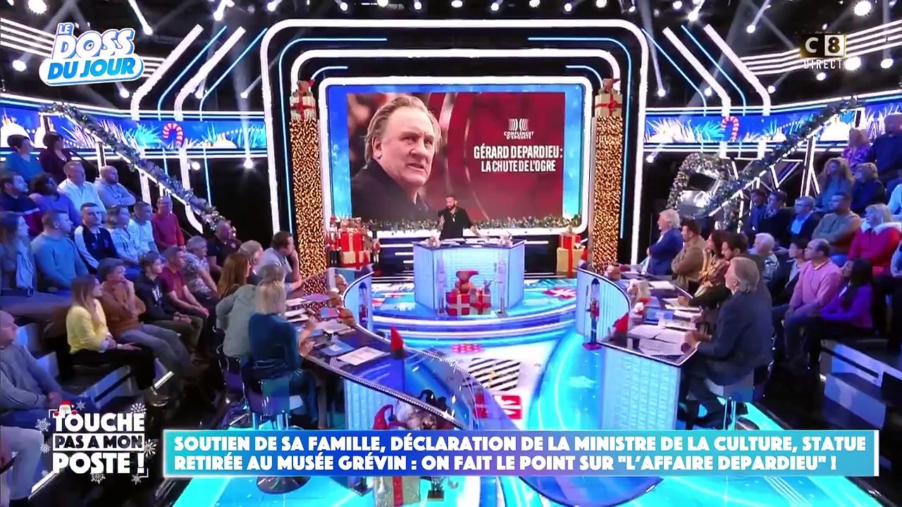 TPMP évoque "de gros doutes sur le montage du Complément d'Enquête sur Depardieu" : "Sa phrase sur la gamine de 10 ans pourrait en réalité avoir été prononcée à propos d'une femme de 36 ans"