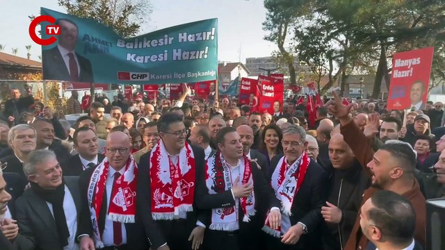 CHP'li Ahmet Akın, Balıkesir'de coşkuyla karşılandı 'Yeni yönetim, yeni anlayış...'