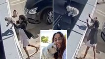 Vahşi kadın: Evcil köpeğini katlı otoparktan ölüme fırlattı