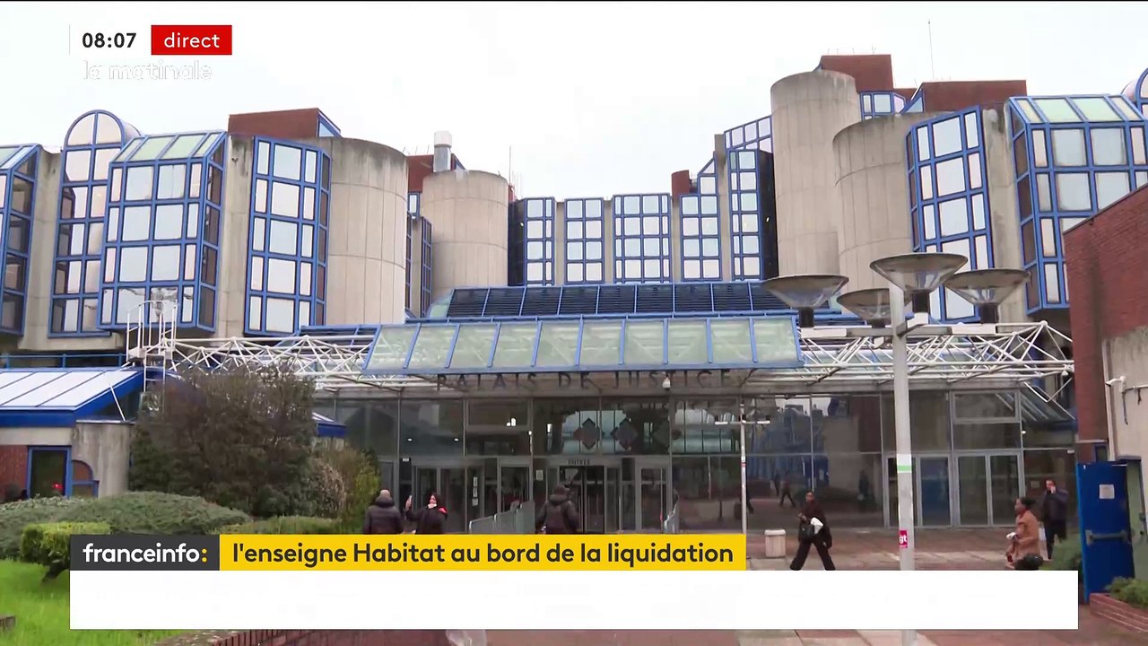 Le tribunal de Bobigny se prononce aujourd'hui sur la liquidation de l’enseigne Habitat, demandée par les administrateurs judiciaires en raison de ses difficultés financières trop importantes - VIDEO