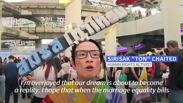Thai LGBTQ community calls on government to pass same-sex marriage bill