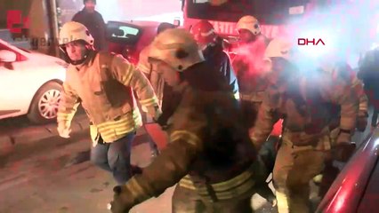 Esenler'de mobilya atölyesinde yangın: 1 ölü, 5 yaralı