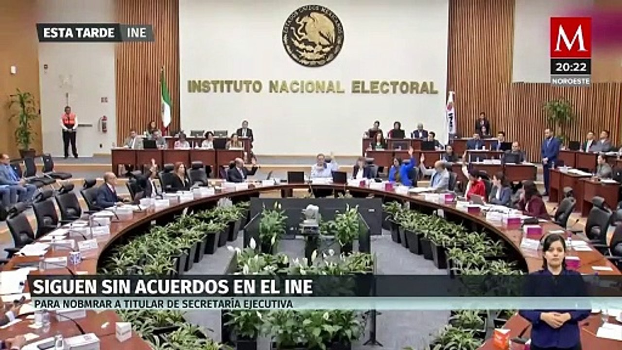 Fracaso en la elección de Secretaría Ejecutiva en el INE; Perfiles propuestos no logran consenso