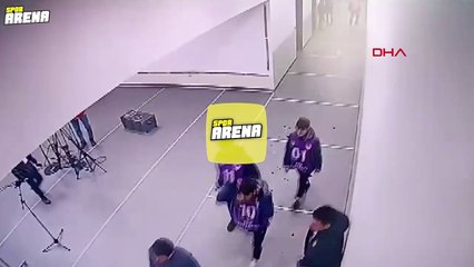 MKE Ankaragücü, Rizespor maç sonundaki olayların yaşandığı günün koridor görüntülerini paylaştı