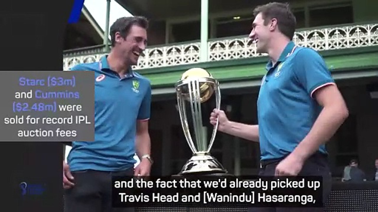Starc and Cummins sold for record IPL auction prices