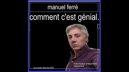"comment c'est génial" de manuel ferré