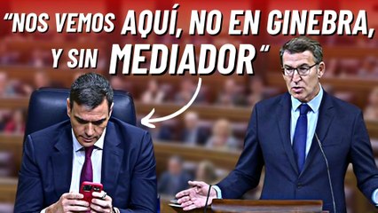 Colosal troleo de Feijóo a Sánchez por la reunión pedida al líder del PP