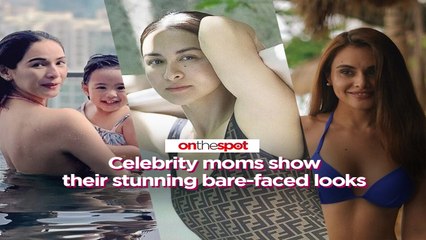 On the Spot: Celebrity moms show their stunning bare-faced looks