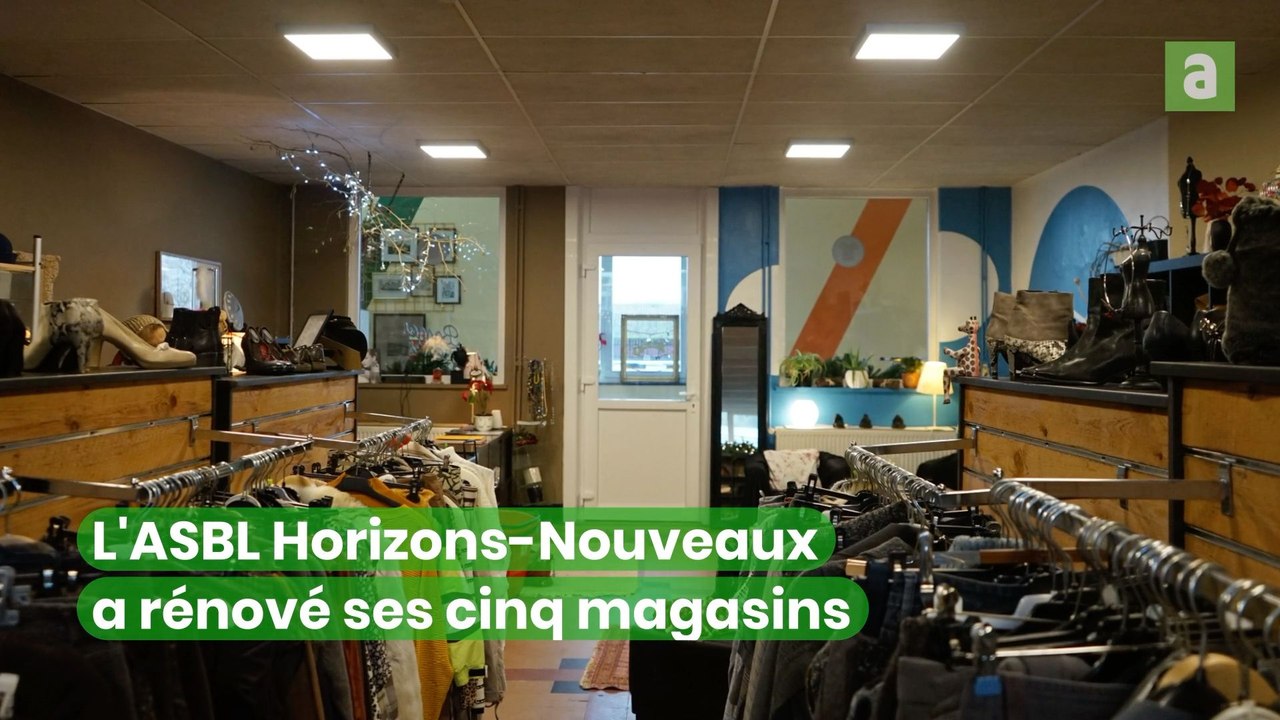 Relooking complet pour les cinq boutiques de seconde main de l’ASBL Horizons-Nouveaux à Wanze