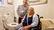 Disabled lady is despairing after a year long battle to safely use her toilet