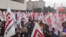 UGT y CCOO convocan una concentración contra las políticas de la Junta frente a las Cortes de Castilla y León.
