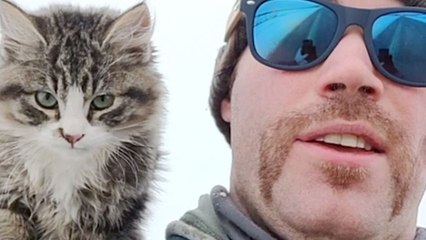 Hiker Rescues Kitten In Subzero Temperatures And Adopts It | Wild-ish TV