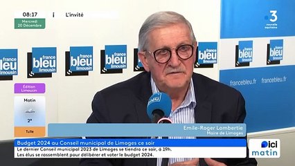 Pas de hausse d'impôts à Limoges en 2024