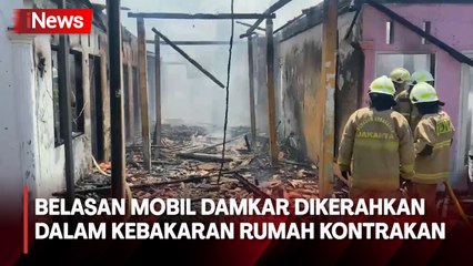 Delapan Rumah Kontrakan di Jakarta Timur Terbakar, Belasan Unit Mobil Damkar Dikerahkan