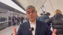 Sadiq Khan Unveils New 4G Signal At Four Elizabeth Line Stations