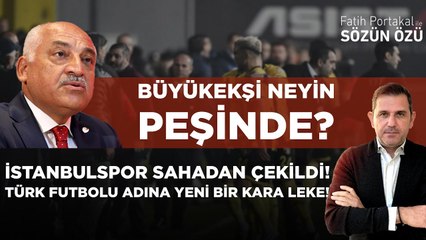 Video herunterladen: İSTANBULSPOR SAHADA ÇEKİLDİ! TÜRK FUTBOLU ADINA YENİ BİR KARA LEKE! BÜYÜKEKŞİ NEYİN PEŞİNDE?