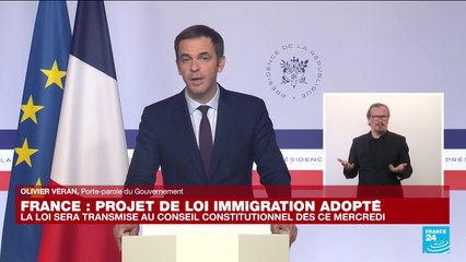 Loi immigration adoptée : compte rendu du conseil des ministres à l'Elysée