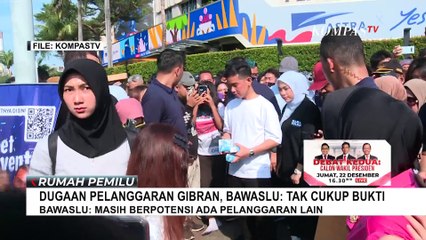 Download Video: Dugaan Pelanggaran Gibran di CFD Bagi-Bagi Susu, Bawaslu Sebut Tak Cukup Bukti