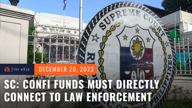 SC ruling: Confidential funds must directly connect to law enforcement
