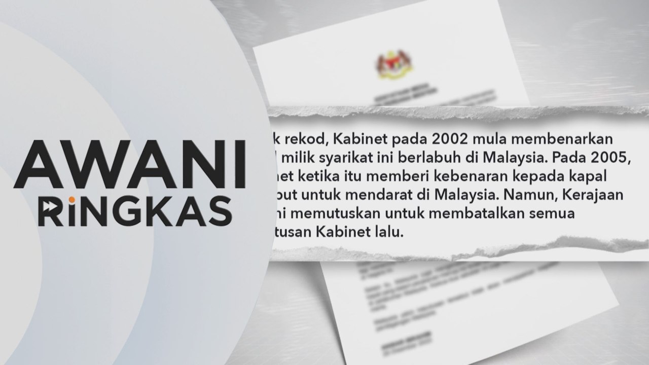 AWANI Ringkas: Kapal Israel tidak akan dibenarkan berlabuh