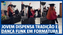 Vídeo de jovem dançando funk em formatura gera polêmica