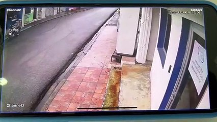 Momento en que se produce la explosión tanque de gas en Palenque