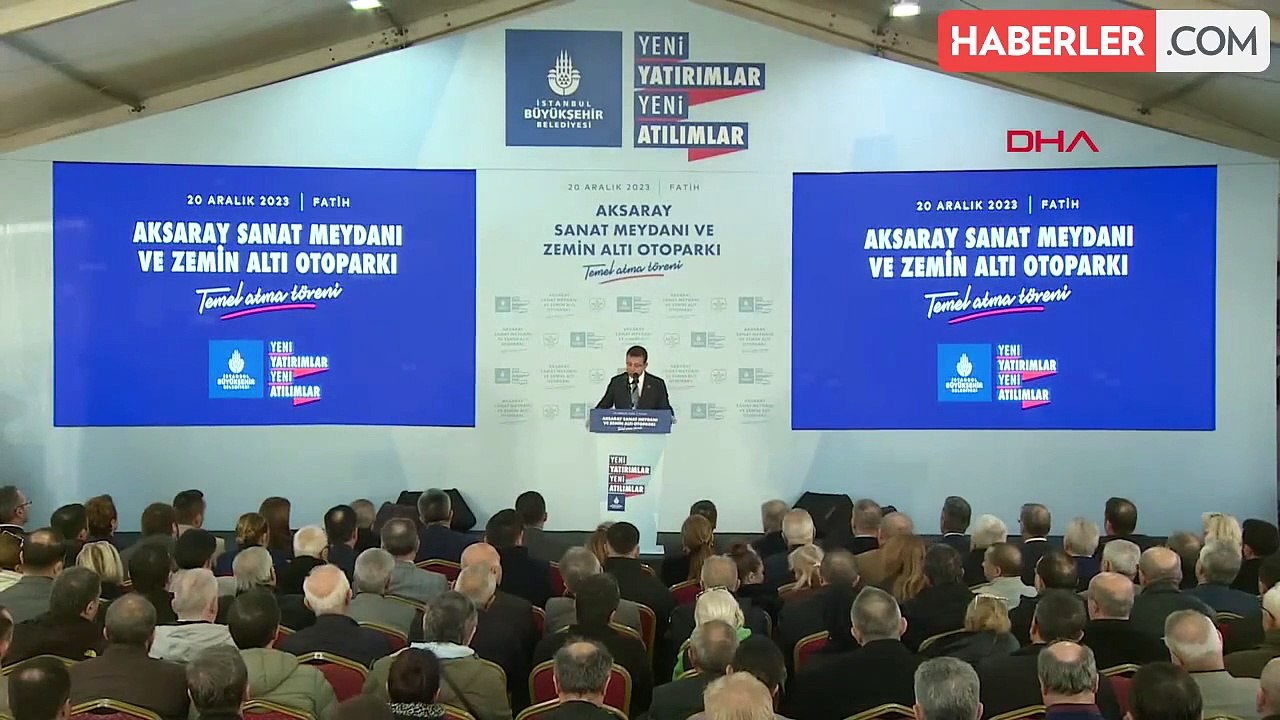 İBB Başkanı Ekrem İmamoğlu, Aksaray Sanat Meyda...