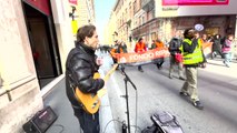 Blitz ambientalisti a Roma, con faccia Meloni e Fontana