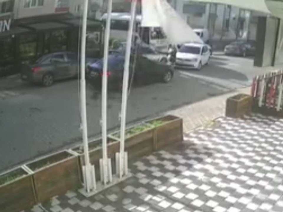 Trafikte Cinayet Anı Kameraya Yansıdı