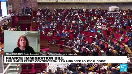 Macron 'delights' Le Pen with contentious law, emigrating from mainstream into 'far-right' politics