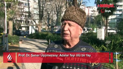 Prof. Dr. Şener Üşümezsoy: Adalar fayı ölü bir fay