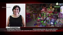 Guadalupe Ramos habla sobre la colecta de juguetes para niñas y niños con padres desaparecidos