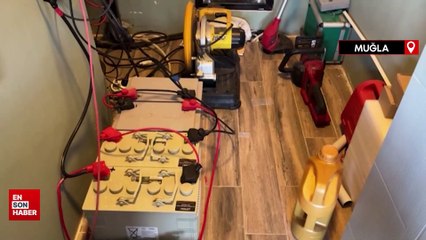 Muğla'da sakin bir yaşam için konteynere yerleşen çift, enerji ihtiyacını güneş ve rüzgardan sağlıyor